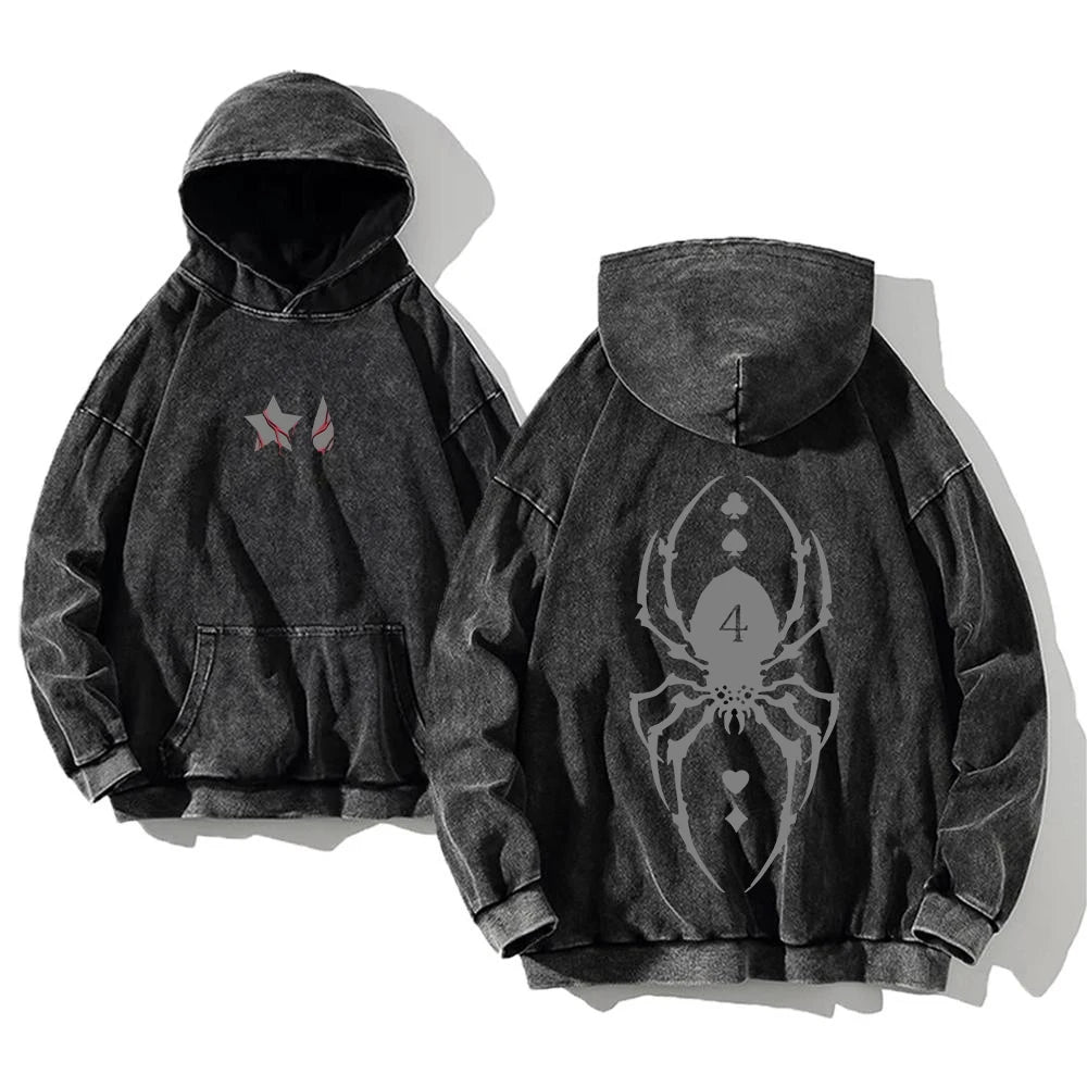 Anime Hunter x Hunter Phantom Troupe Vintage Hoodie Oversized